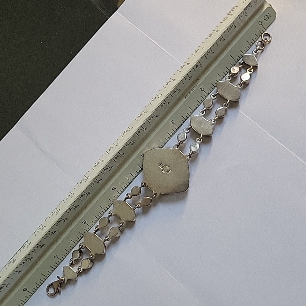 Nicky Butler Sterling Silver multi gemstone bracelet - Picture 7 of 8